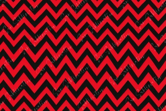 Download Red and Black Chevron Pattern - Black Collection