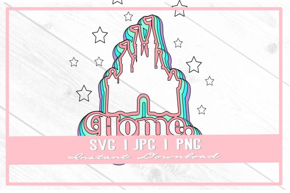 Download Retro Rainbow Home Castle Princess Stars - Retro rainbow Collection