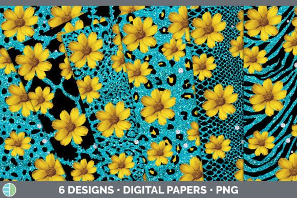 Download Teal Animal Print Backgrounds | Digital - Teal Collection