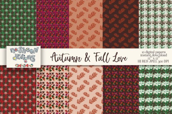 Download Autumn and Fall Scrapbook Paper Pack - Premium Resources
