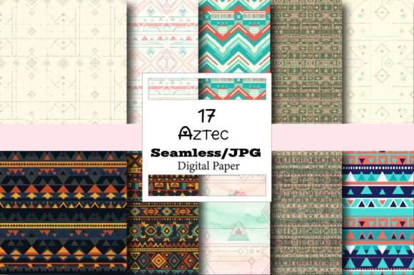 Download Seamless Aztec Patterns - Premium Resources