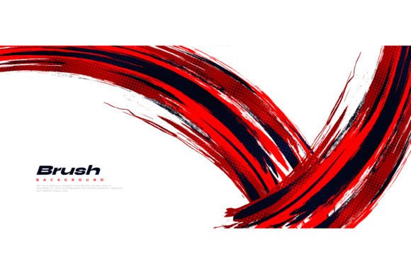 Download Abstract Red and Black Brush Background - Black Collection