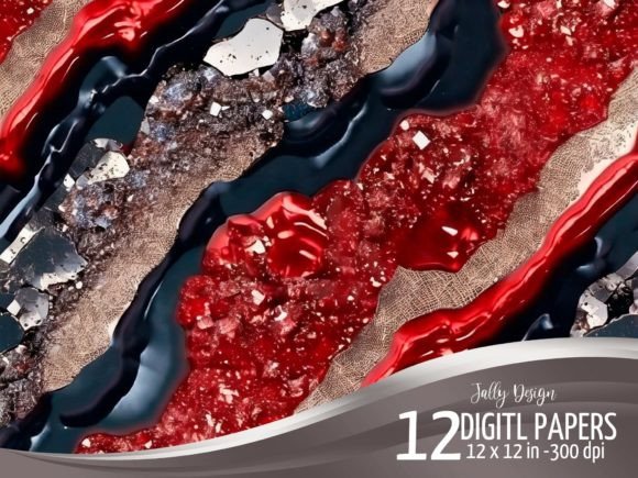 Download Red &amp; and Black Luxurious Textures - Black Collection
