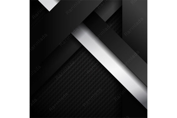 Download Abstract Black White Stripes Paper Cut - Black Collection