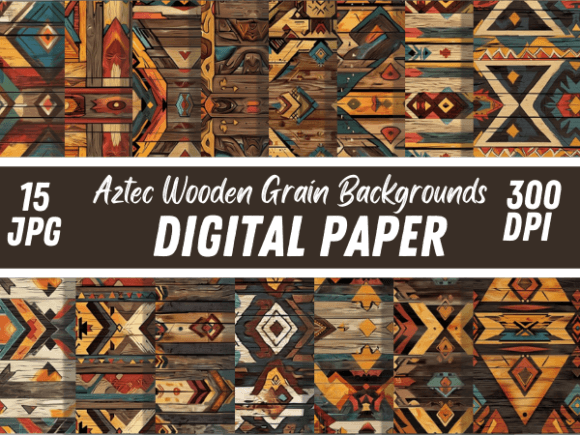 Download Aztec Wooden Distressed Retro Background - Premium Resources