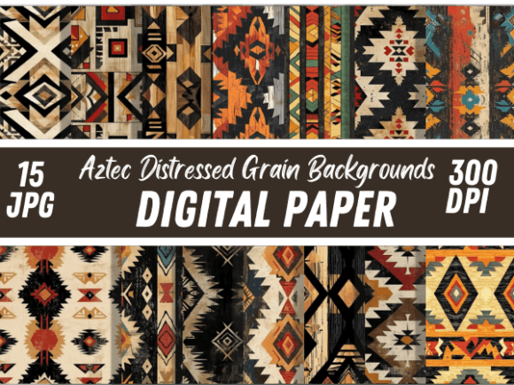 Download Aztec Grain Distressed Retro Background - Premium Resources