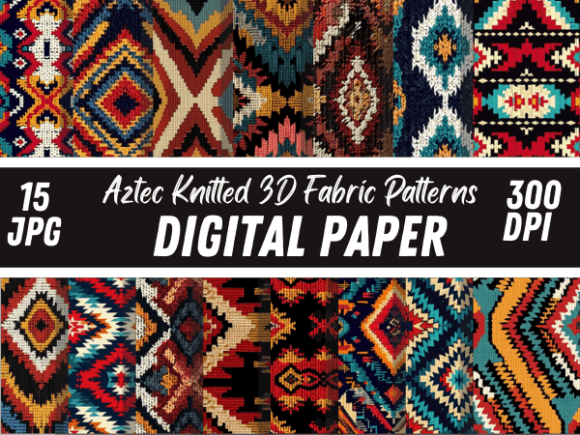 Download Knitted Aztec Fabric Seamless Patterns - Premium Resources