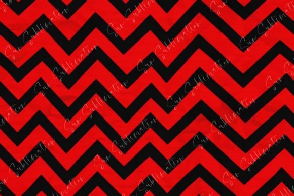 Download Red and Black Zigzag Pattern - Black Collection